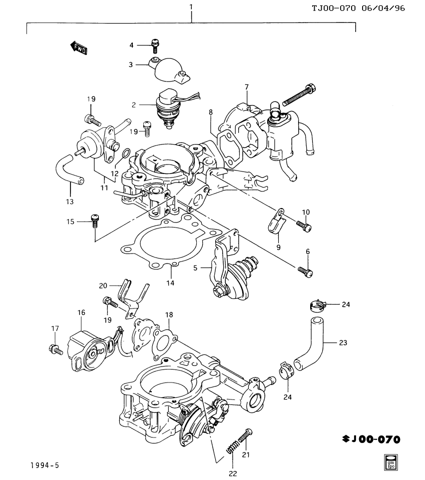 GM 96064757 Solenoid Asm