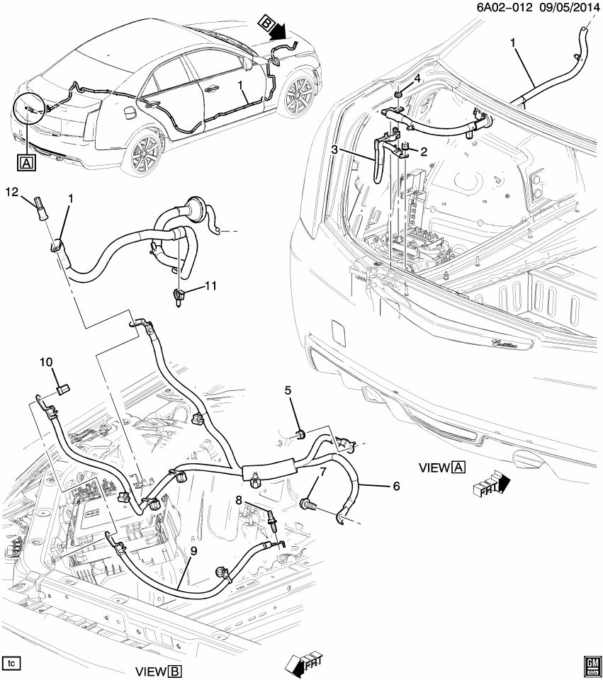 GM 23114852 Cable Assembly, Starter Solenoid
