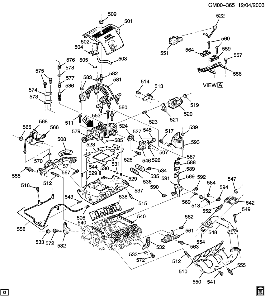 GM 24507328 HARNESS, Turbocharger / Supercharger Cooling