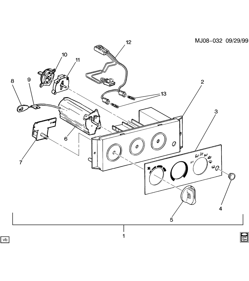 GM 16162516 Valve,Heater & A/C Control Vacuum