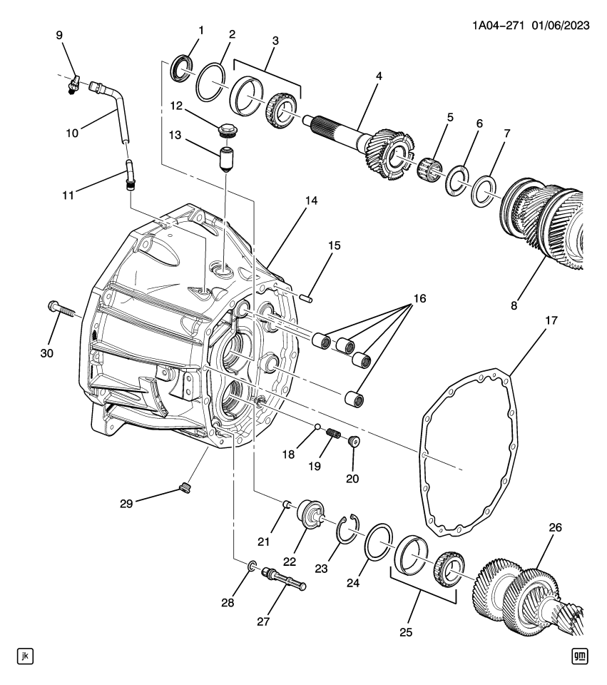 GM 24284546 Pipe Asm,Trans Fluid Pmp Inlet