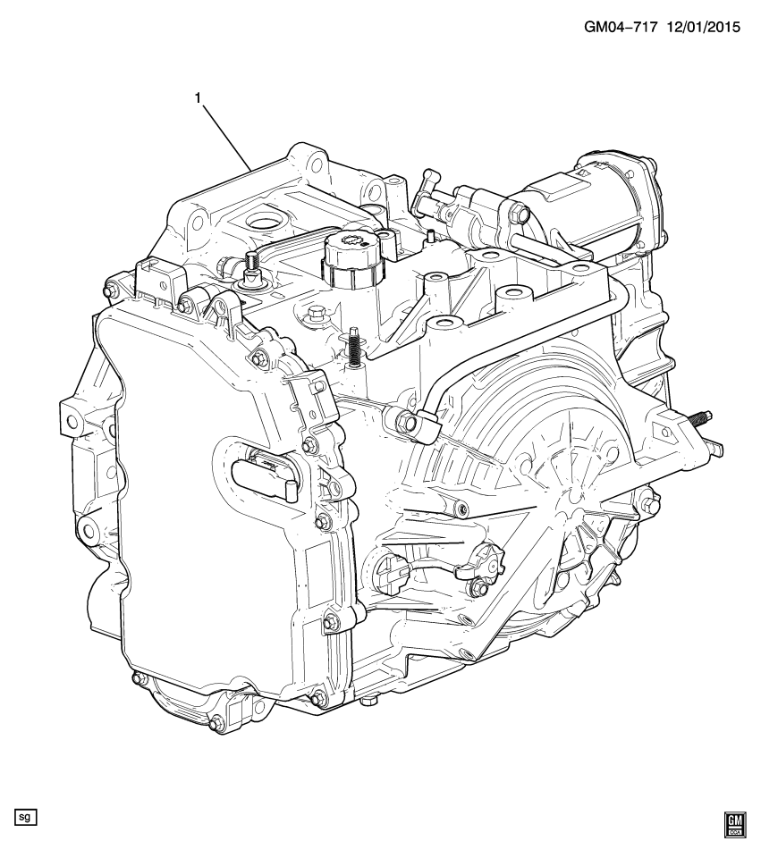 GM 19433615 TRANSAXLE ASM,AUTO