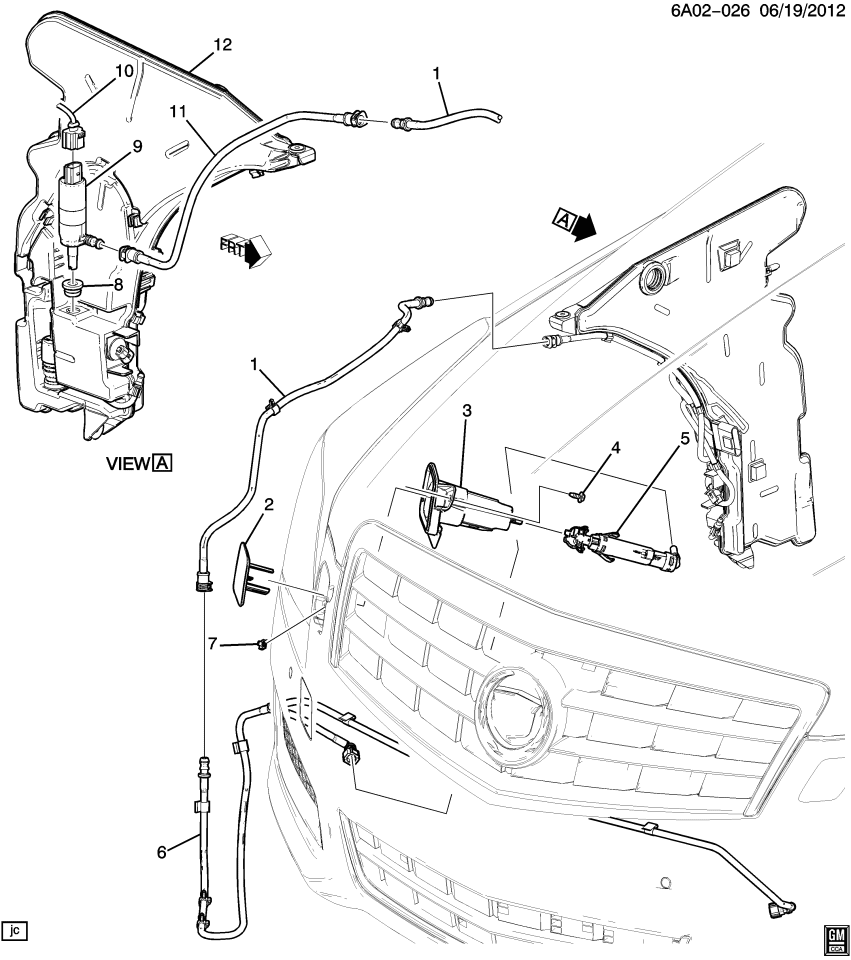 GM 20908664 Nozzle Assembly, Headlamp Washer
