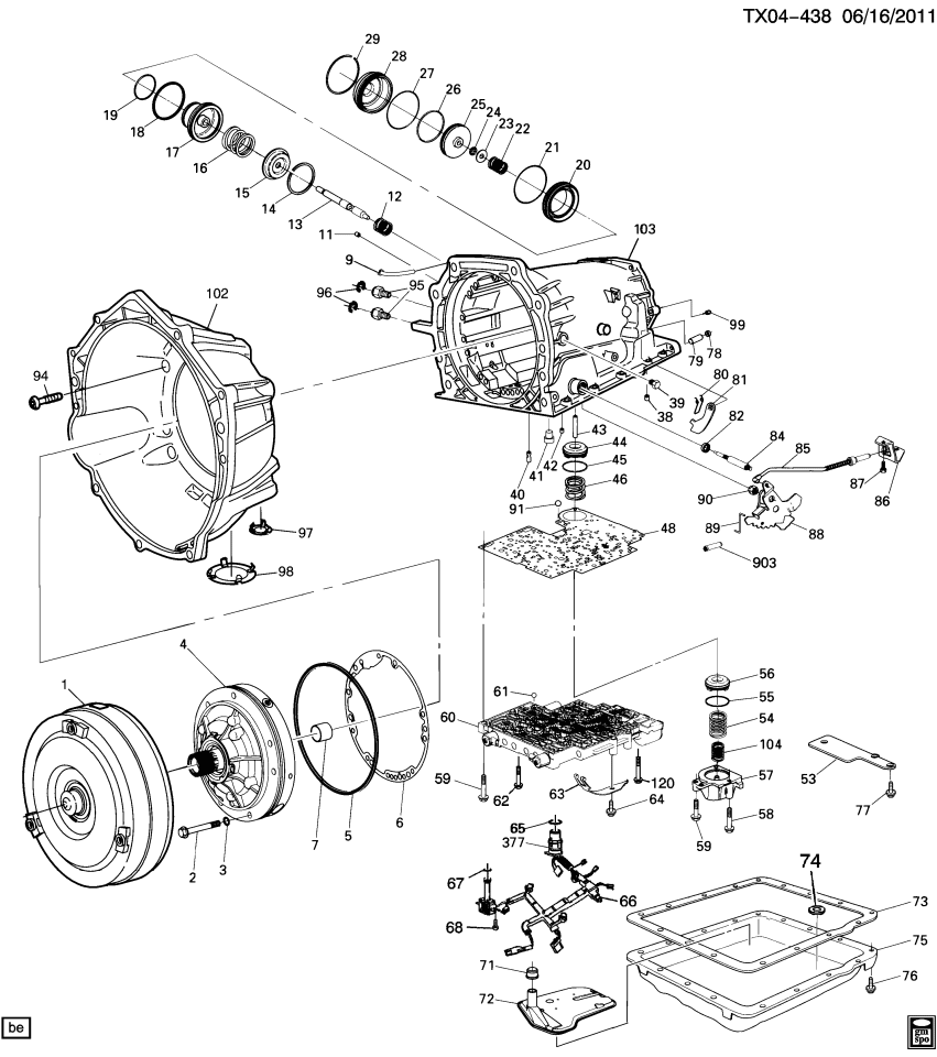 GM 24235587 Pin, Man Shift Detent Lever