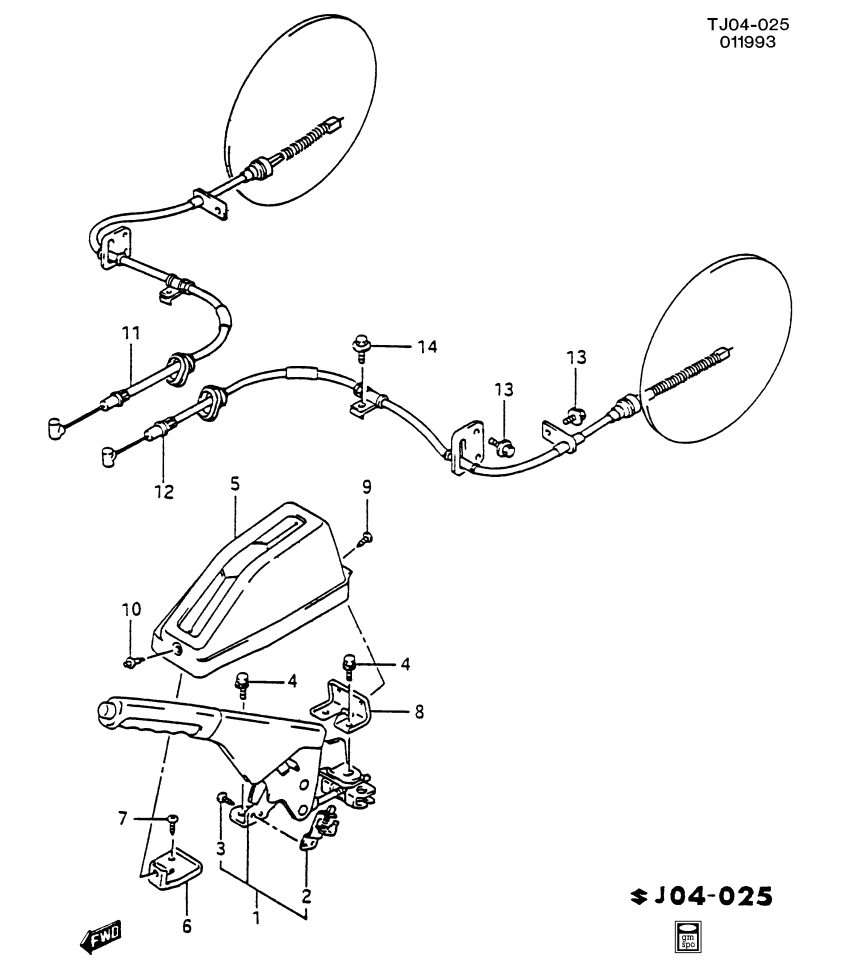 GM 30011810 Lever,Parking Brake *Black