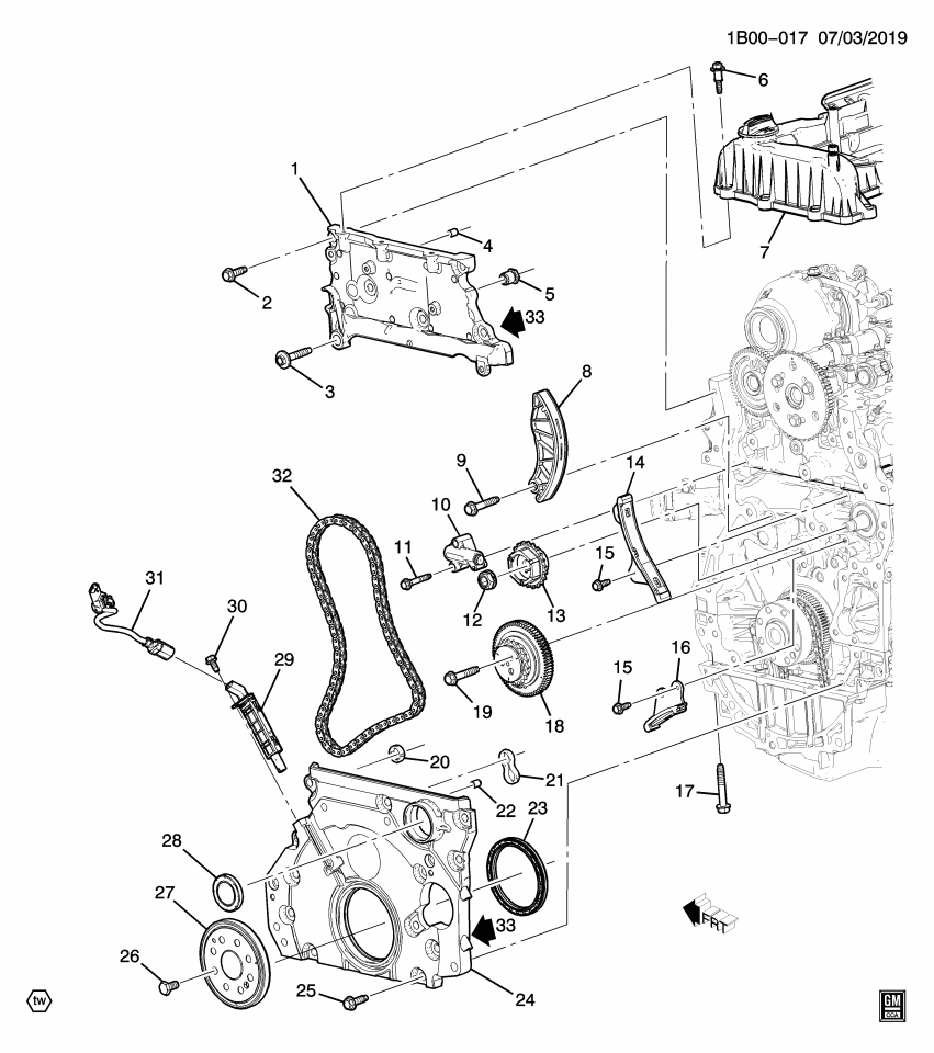 GM 55502475 Housing Assembly, Cm/Shf (W/ Cvr) W/Pcv Hose