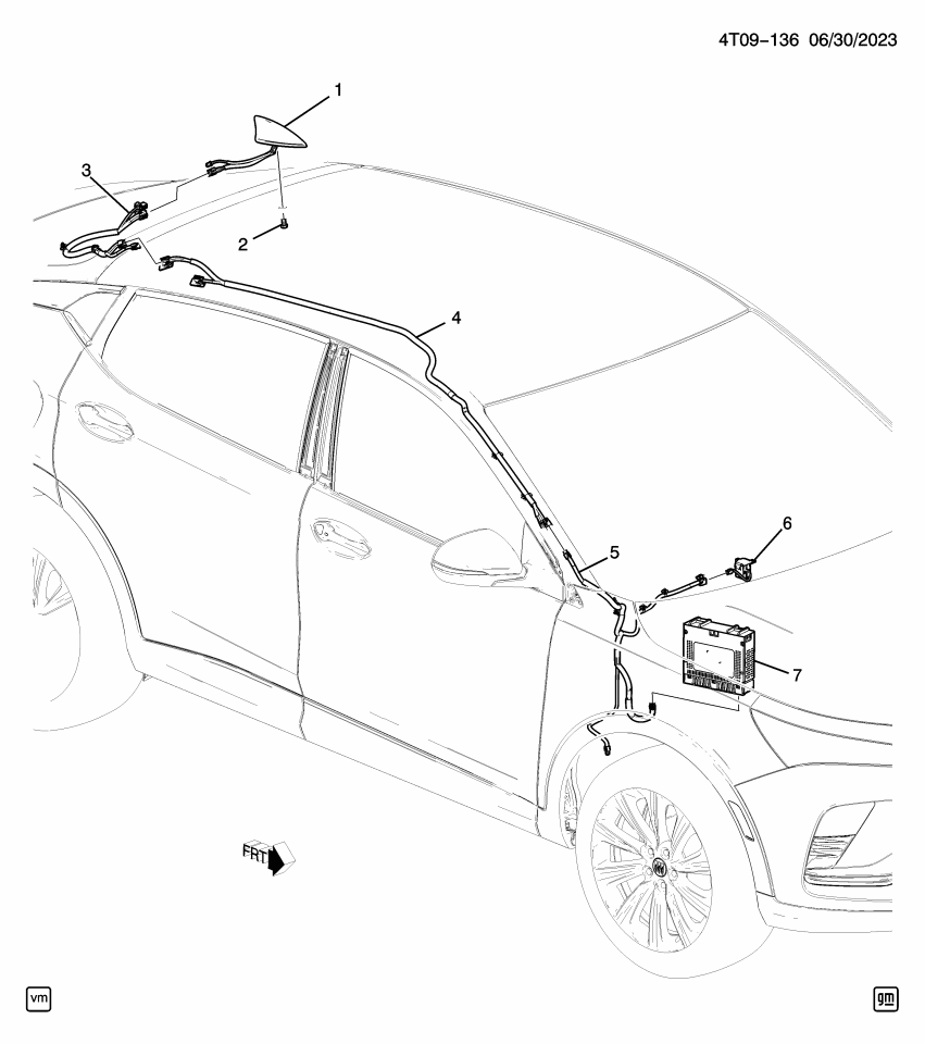 GM 42819799 CABLE ASM-ANT COAX (HDLNG)