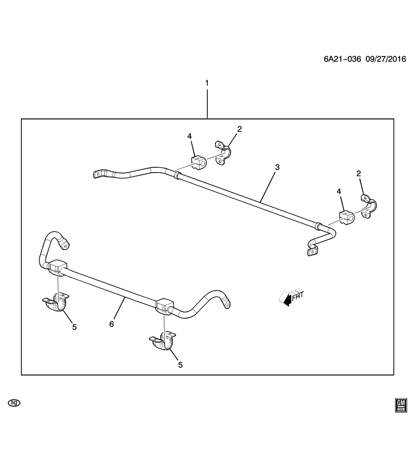 GM 23497689 Modification Kit, Front & Rear Suspension *Install 4.2