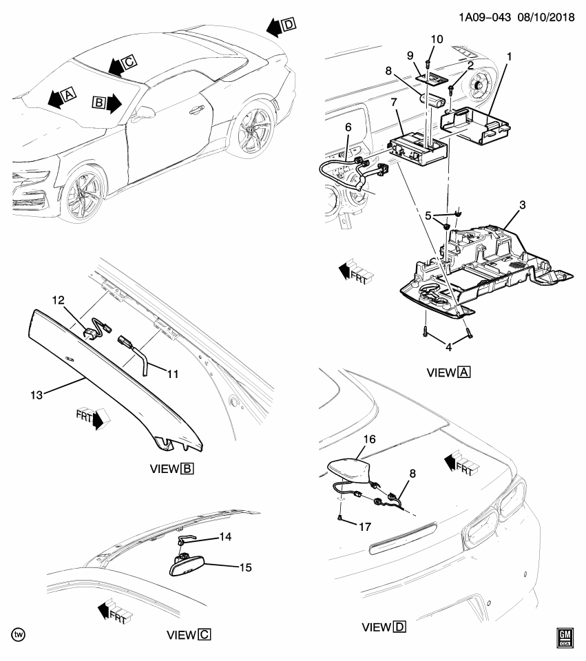 GM 84596569 Module Assembly, Comn Interface (W/ M / Tel Xcvr) Ec