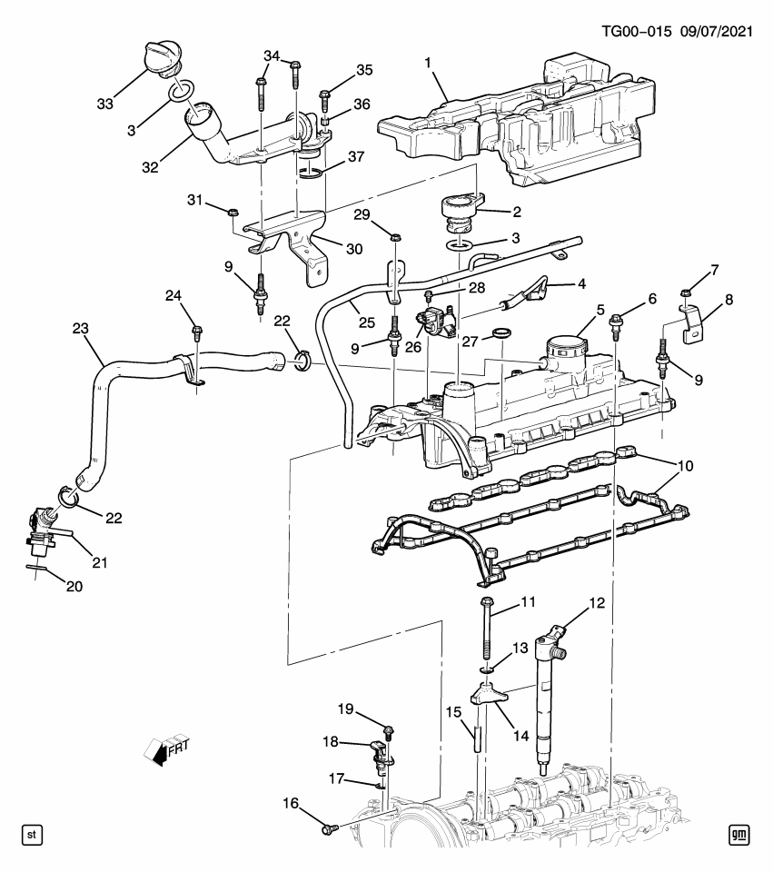 GM 24586813 Pipe, Vac Pump