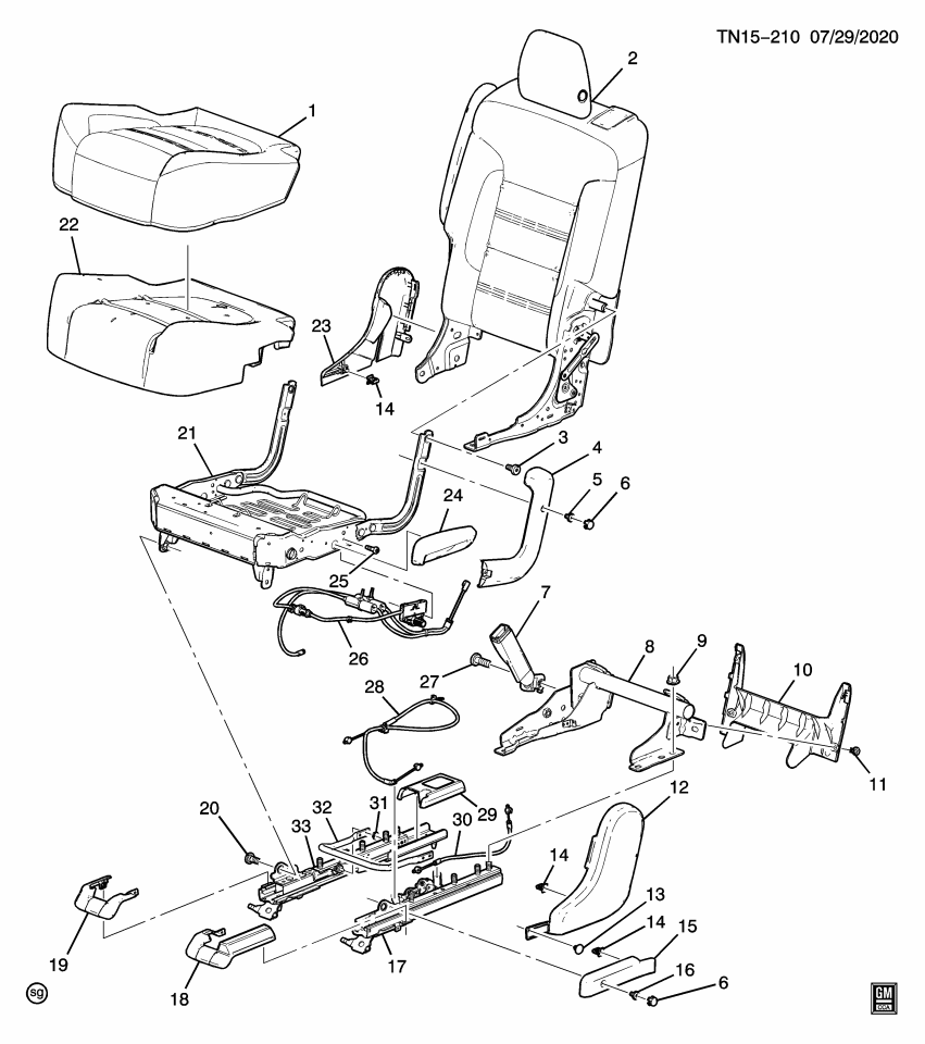 GM 13511245 Bracket Assembly, Rear Seat