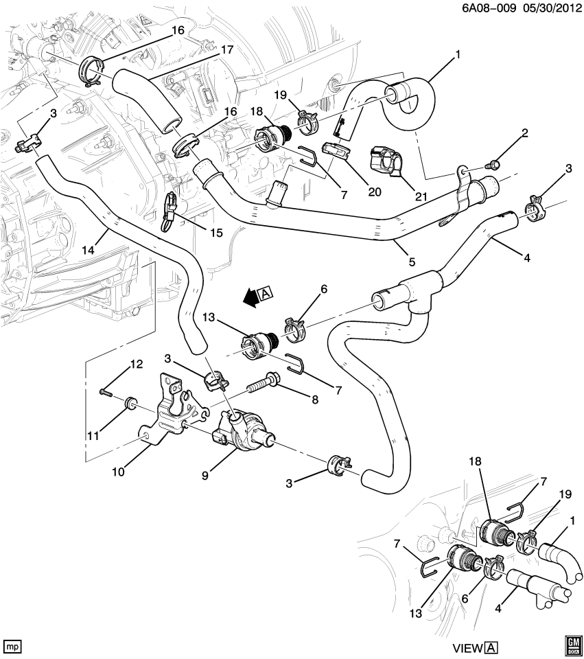 GM 23508653 Hose, Heater Outlet