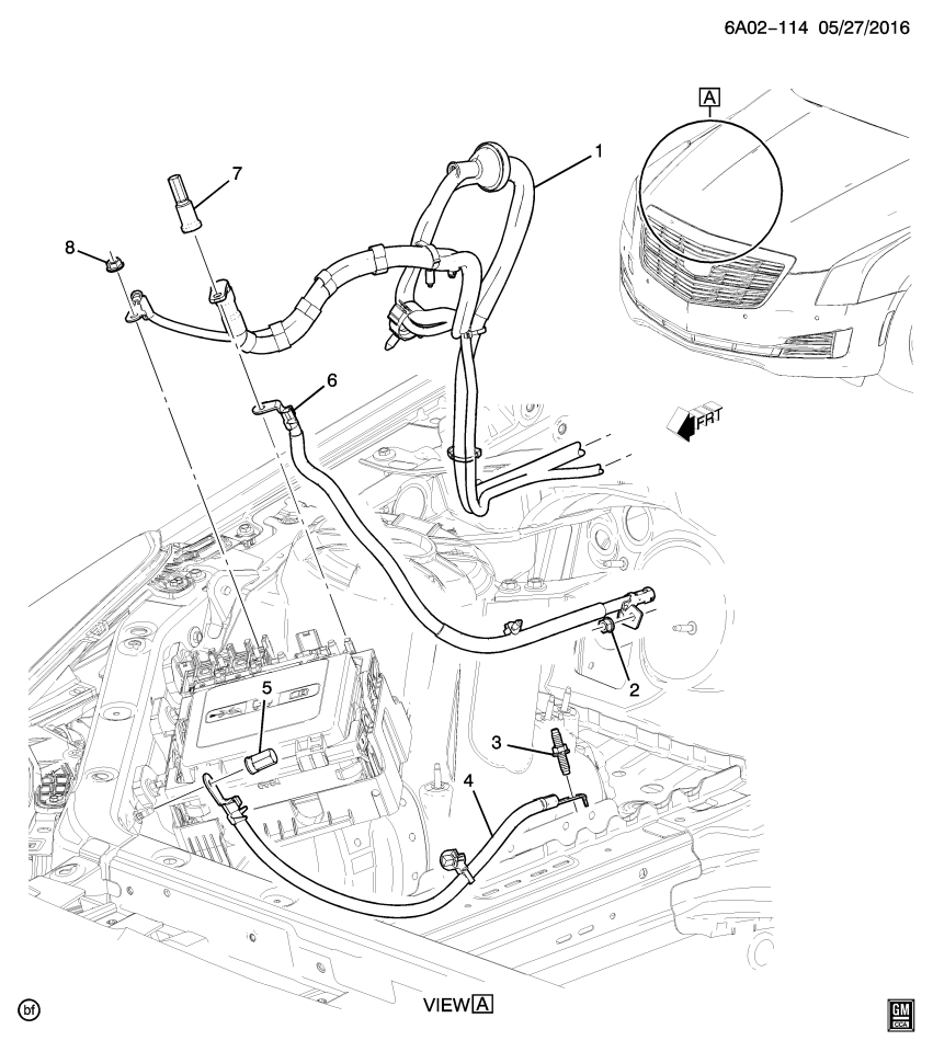 GM 23306815 Cable Assembly, Starter Solenoid