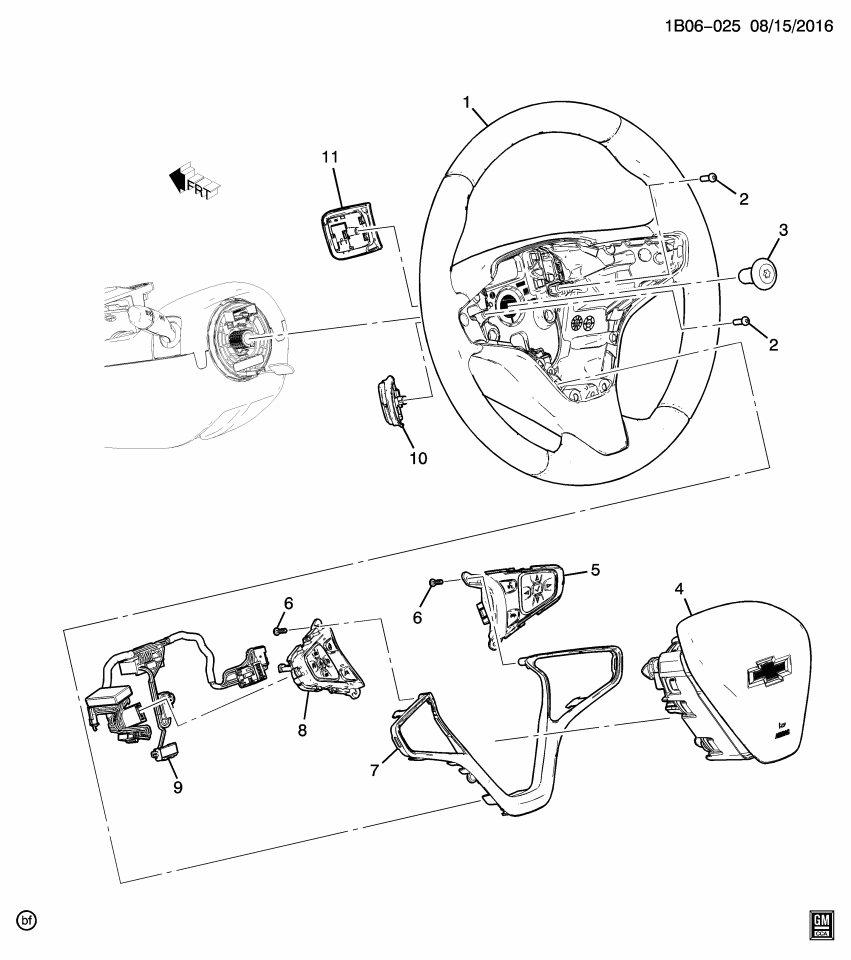 GM 42612563 Wheel Assembly, Strg *Black