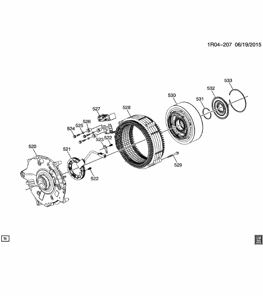 GM 24286565 Stator Assembly, Drive Motor (2Nd Position)