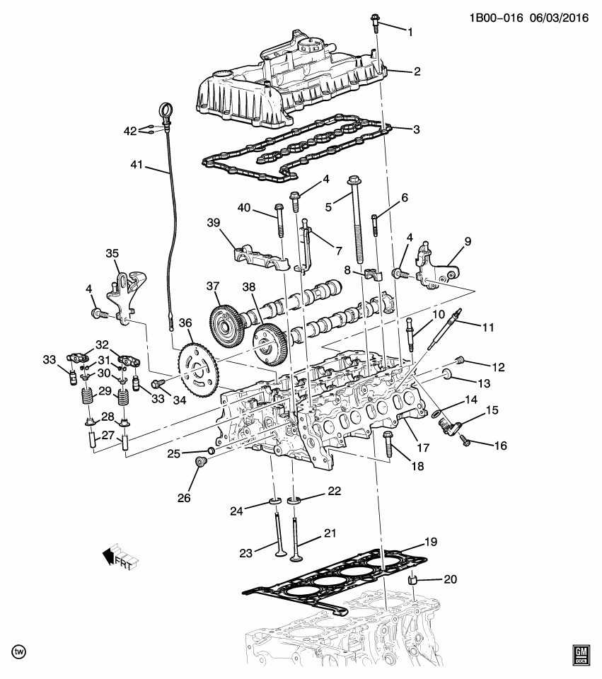 GM 55486227 Bracket,Engine Lift Rear. Intake Mani.