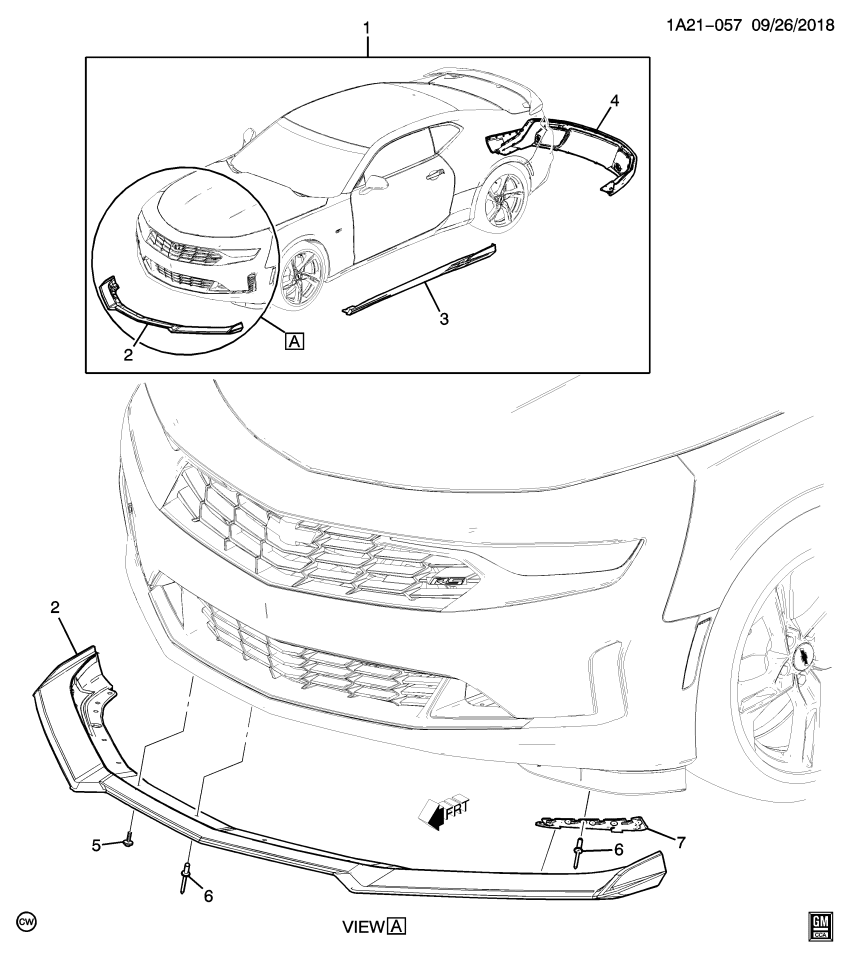 GM 23405651 Trim Pkg, Body Accessory (SILVER) (Instrument)