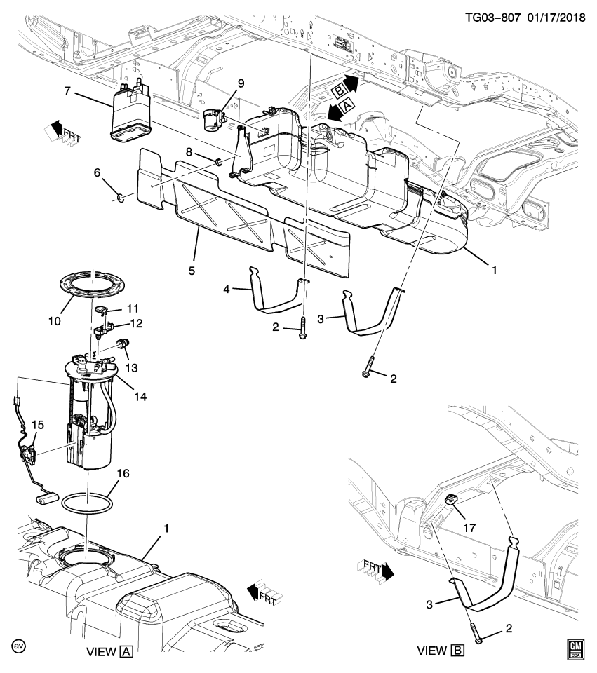 GM 84236141 Tank Assembly, Fuel