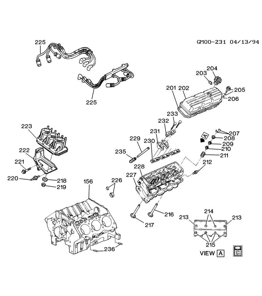 GM 12351005 Gasket Kit,Cyl Head