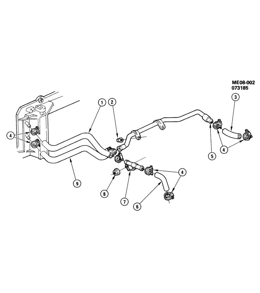 GM 25527334 PIPE, Heater