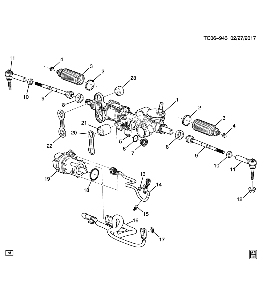 GM 84234959 Bushing, Steering Gear