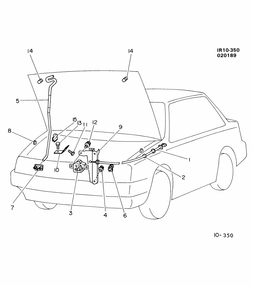 GM 94413619 Brace Asm,Hood