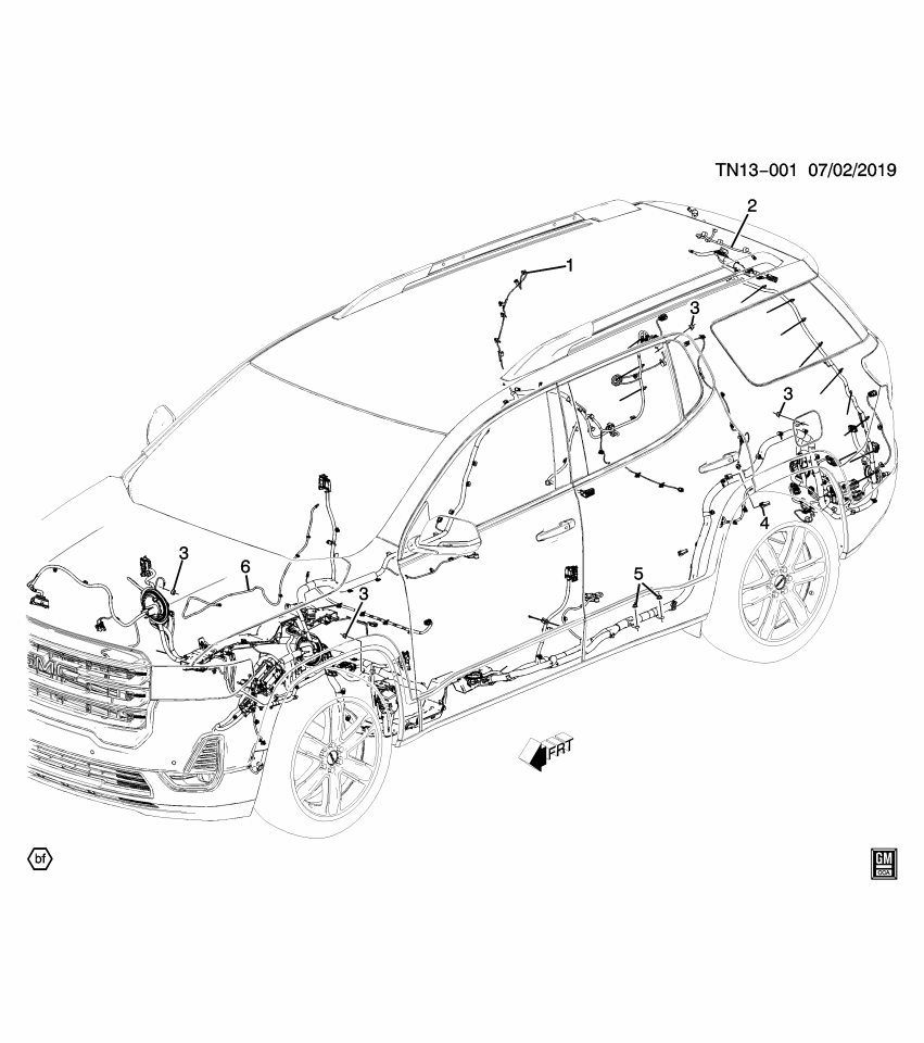 GM 84738018 Harness Assembly, Body Wrg