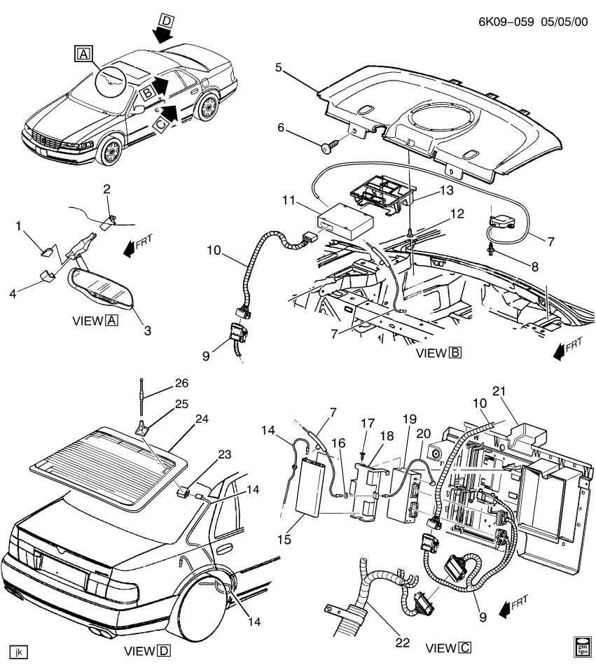 GM 25714542 Transceiver Pkg, Mobile Telephone