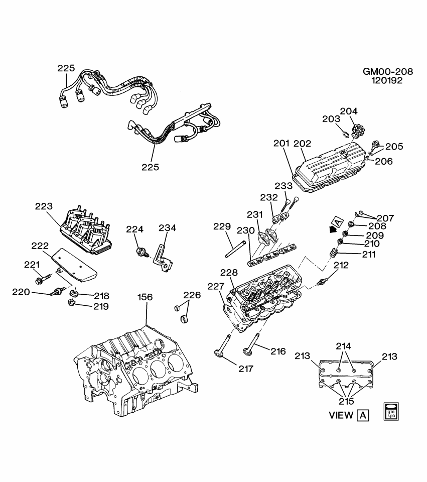 GM 12353085 Gasket Kit,Cyl Head