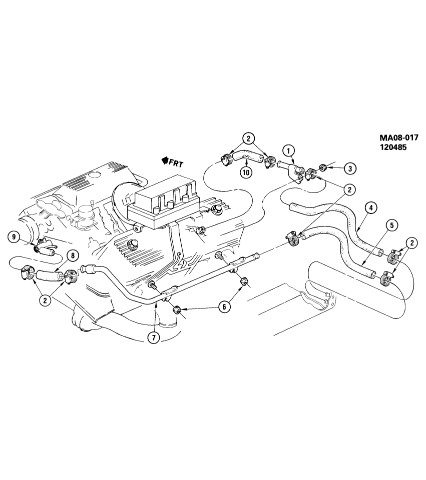 GM 25525788 Hose, Heater Inlet