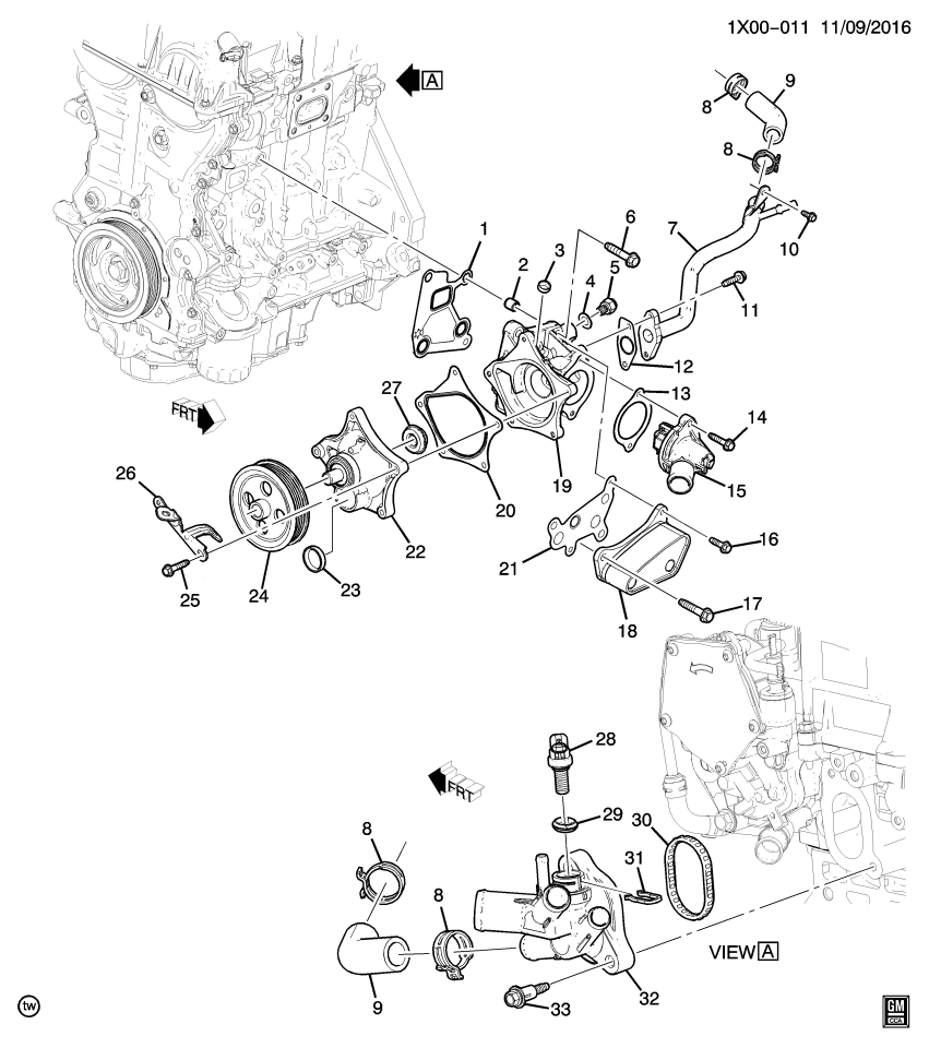 GM 11546622 Bolt,Cyl Head