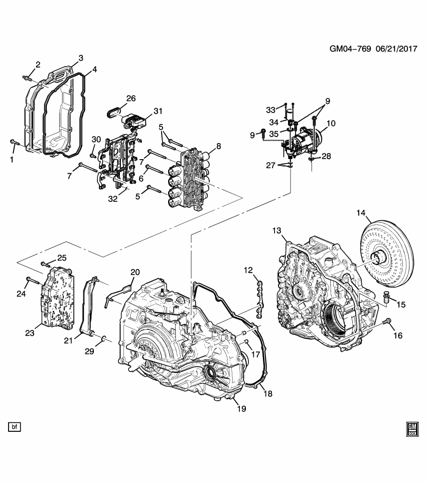 GM 24269647 Spring Assembly, Man Shift Detent Lever