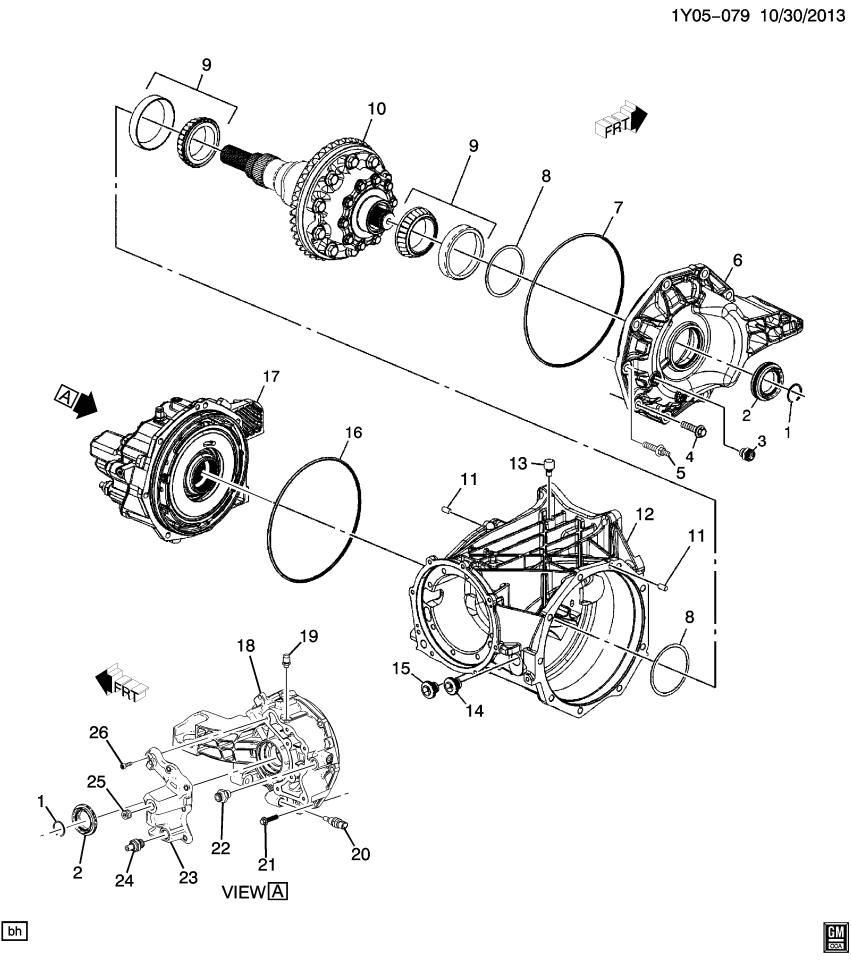 GM 84644557 Cover Assembly, R/Axl Hsg