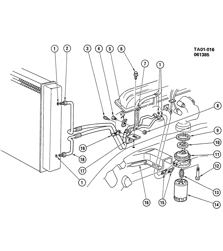 GM 15592559 Hose Assembly, Engine Oil Cooler Inlet