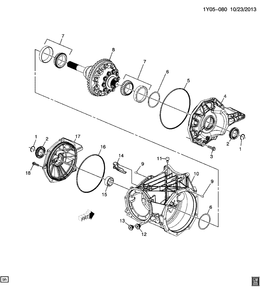 GM 84012390 Cover Assembly, R/Axl Hsg