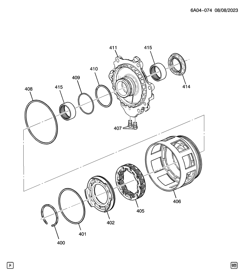 GM 24272551 Automatic Transmission Case Extension Assembly