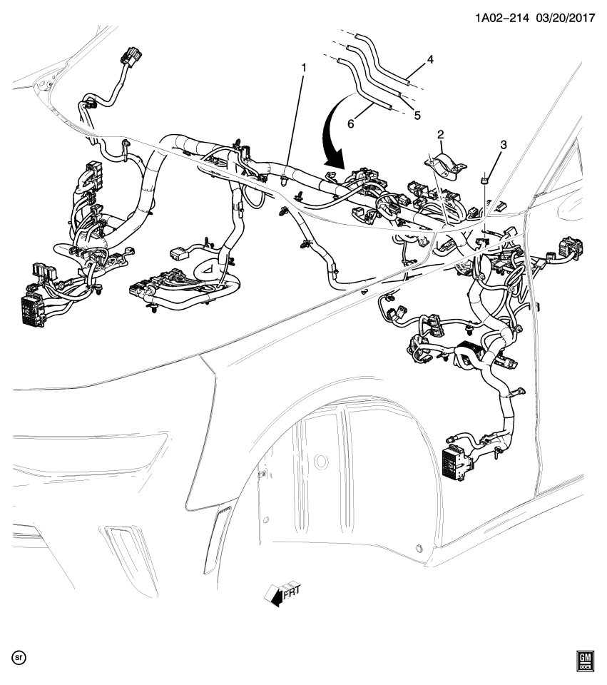 GM 84590705 Cable Assembly, Usb Data