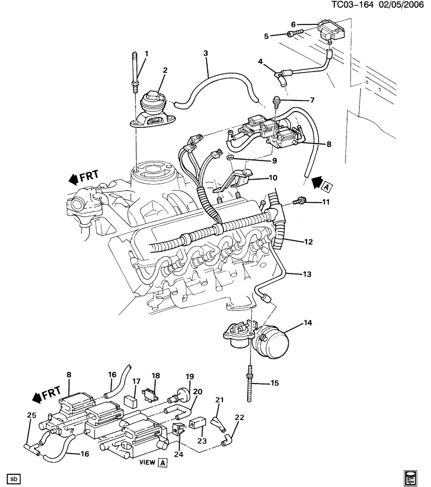 GM 1997166 Valve Assembly, Egr Valve & Exhaust Pressure