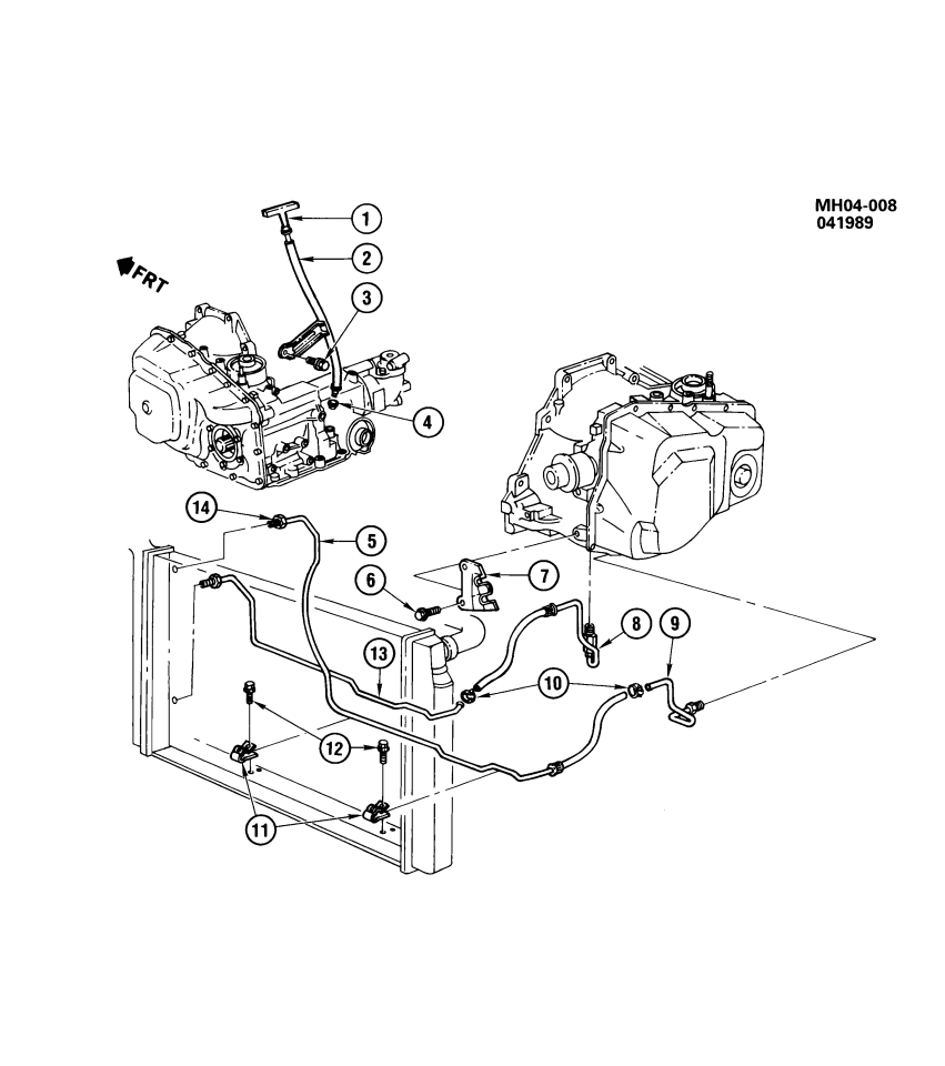 GM 25533261 Clip, Trans Oil Cooler Pipe