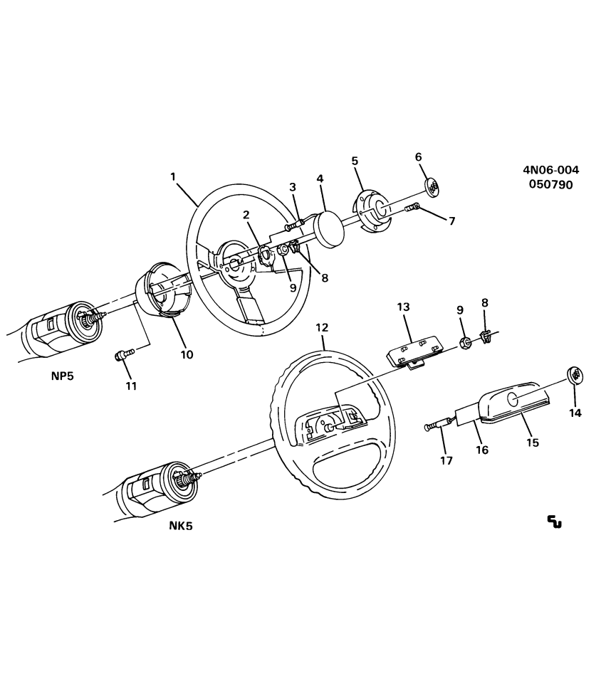 GM 17986864 Contact, Wheel Steering