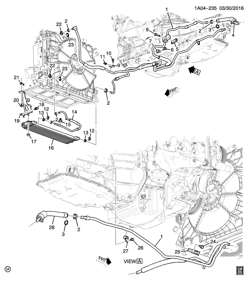 GM 84244046 Retainer, Trans Fluid Cooler Pipe Connect