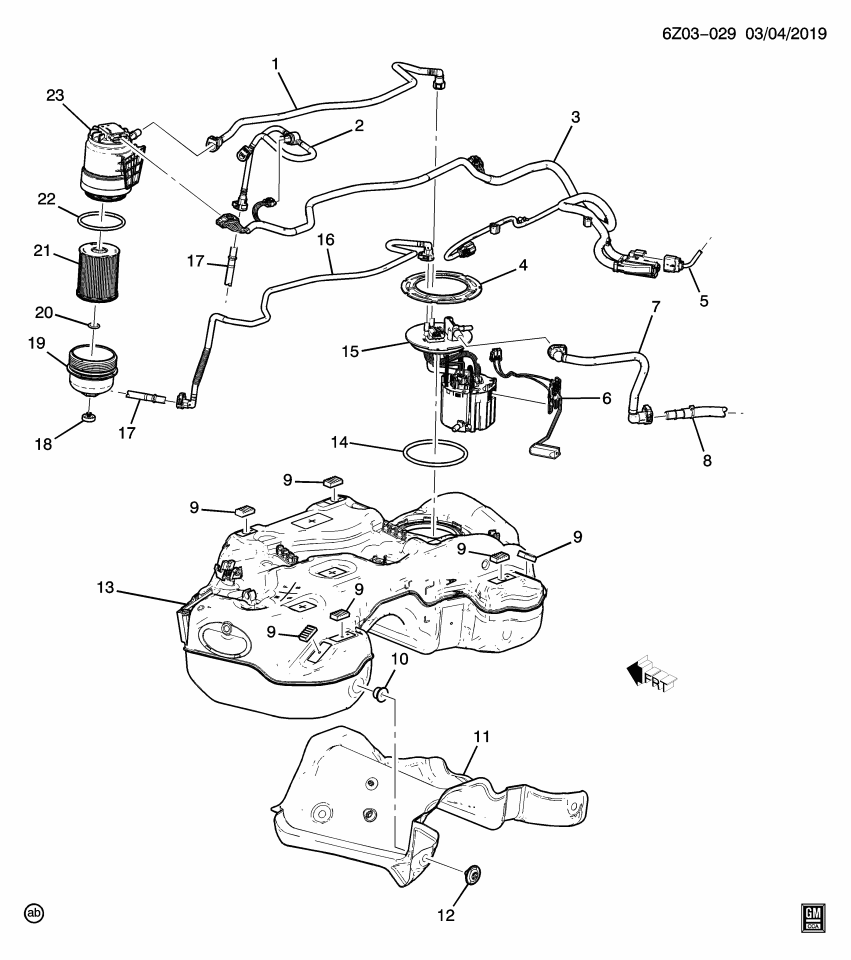 GM 84740719 Harness Assembly, F/Tnk F/Pmp Mdl Wrg