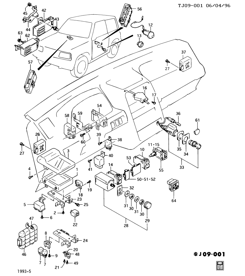 GM 96069275 Relay Assembly, Efi