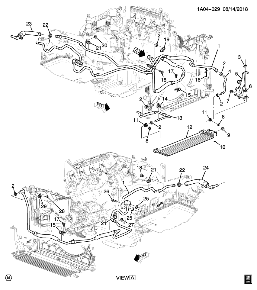 GM 84244047 Retainer, Trans Fluid Cooler Pipe