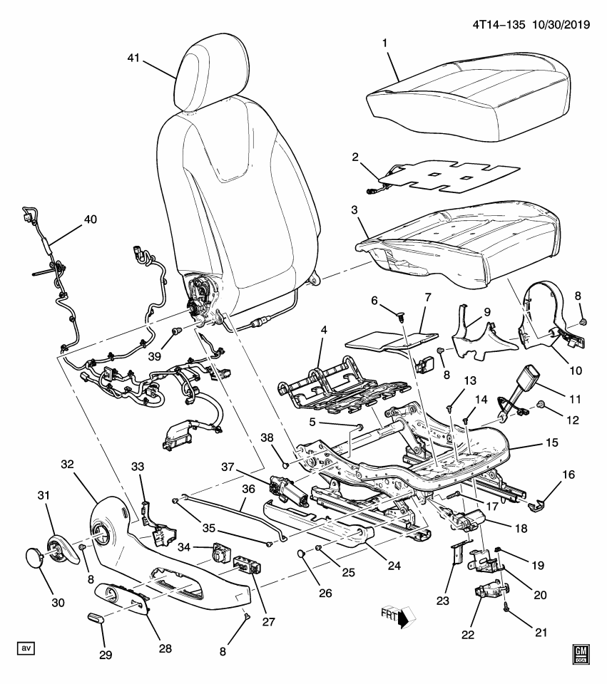 GM 42864276 MODULE KIT-AIRBAG FRT PASS PRESENCE (W/ S)