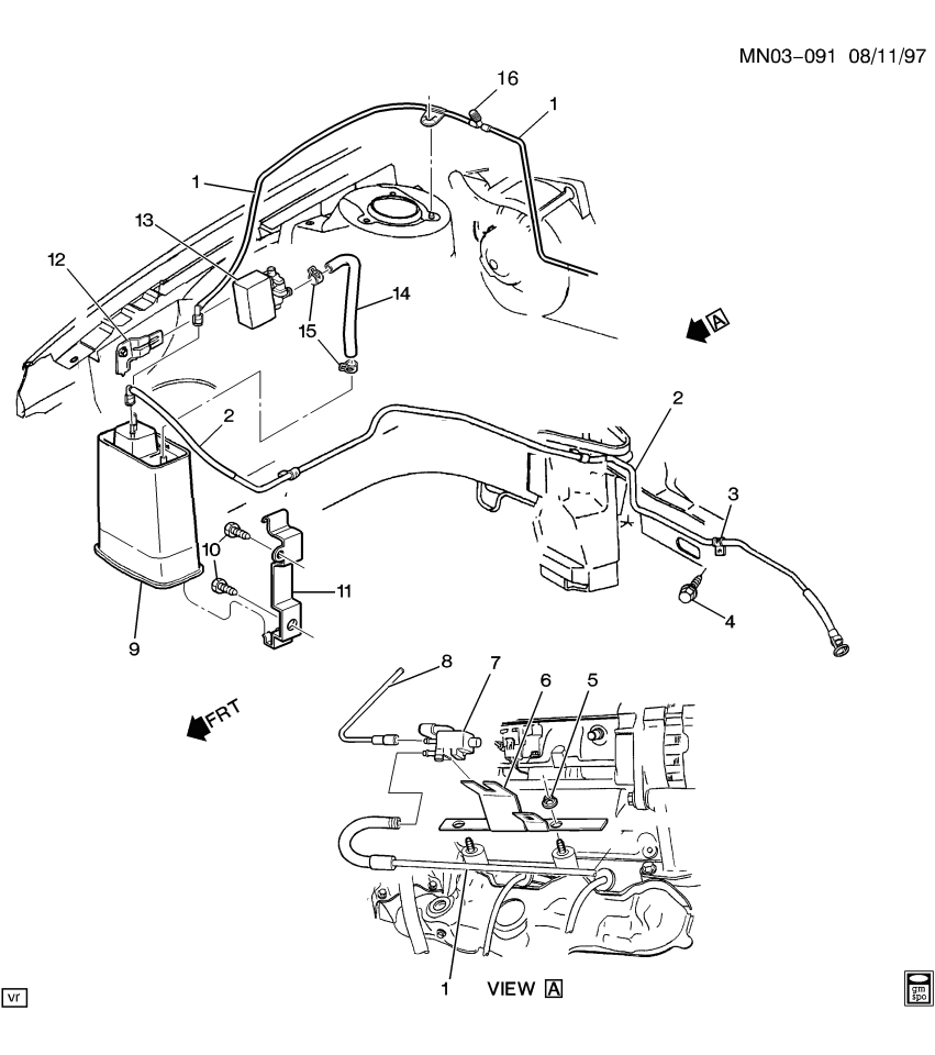 GM 24503498 Harness Assembly, Evap Emission Canister