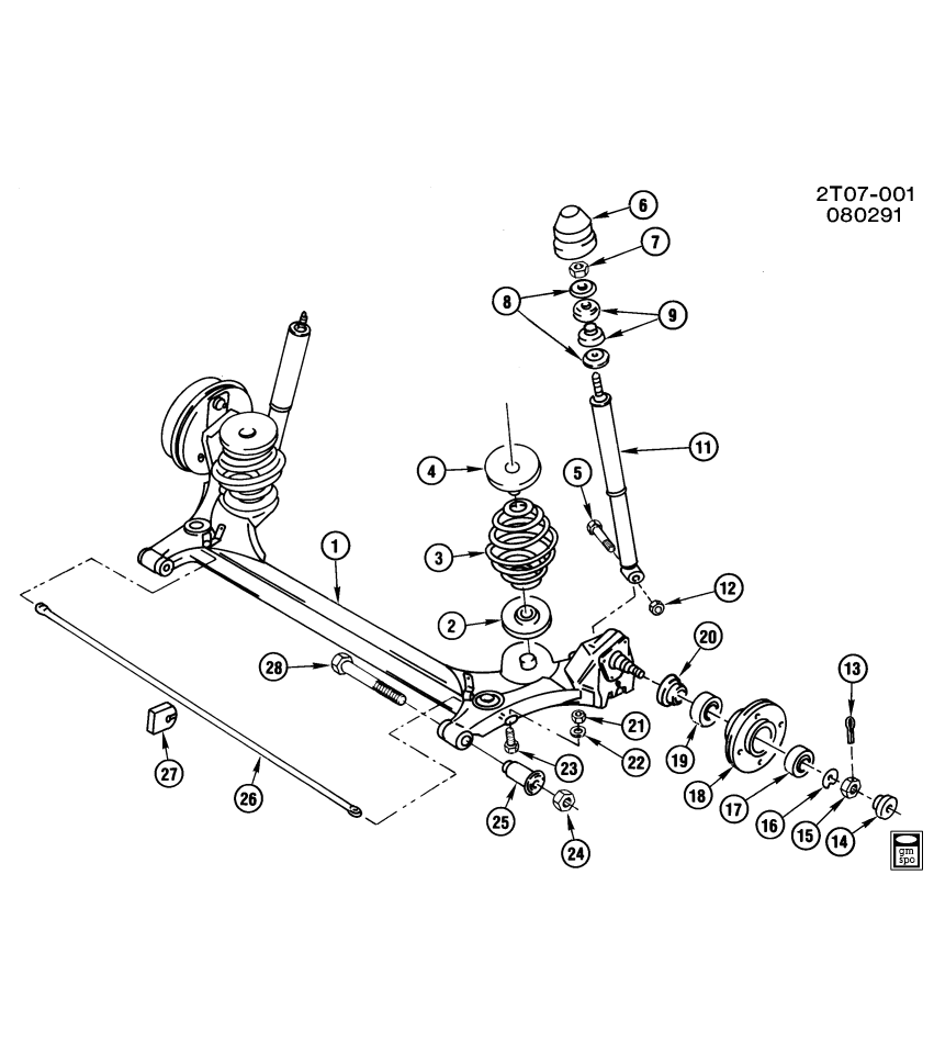 GM 90295966 Rear Wheel Bearing