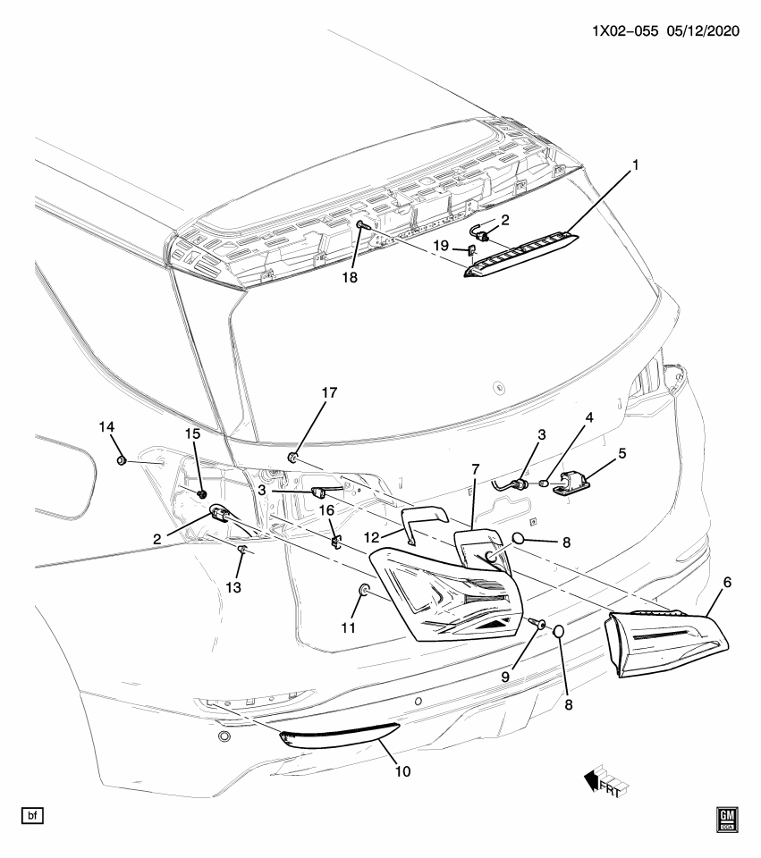 GM 84619395 Seal, Rear Body Structure Stop Lp
