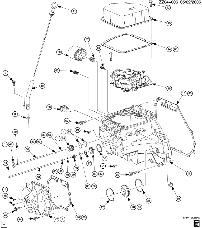 GM 21002247 Ring,Output Shaft Retainer