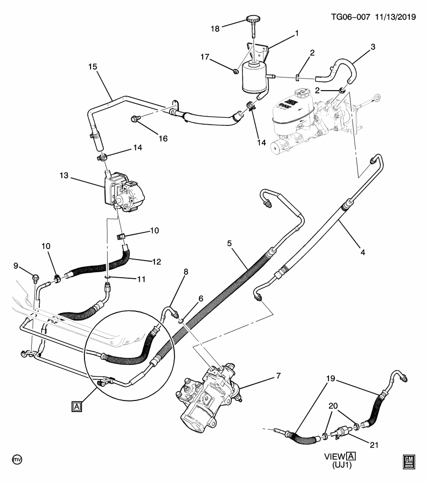 GM 84100629 Hose Assembly, Power Brake Booster Inlet
